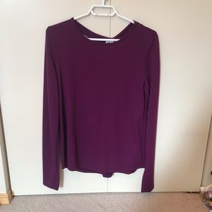 ⭐️4/$20⭐️NWOT VSX Eggplant Longsleeve Size Small